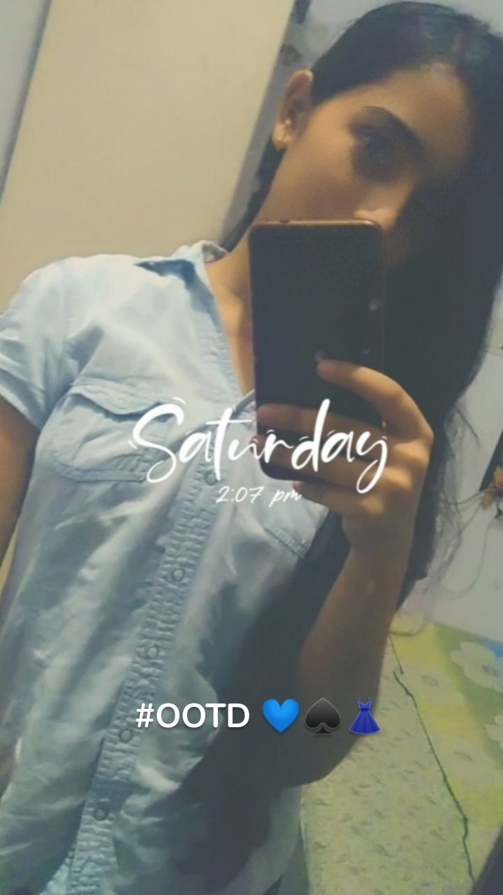 #OOTD 💙♠️👗